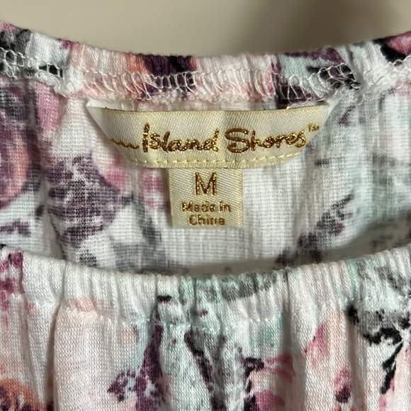 Womens Top-cold shoulder; multi-color - Picture 2 of 5